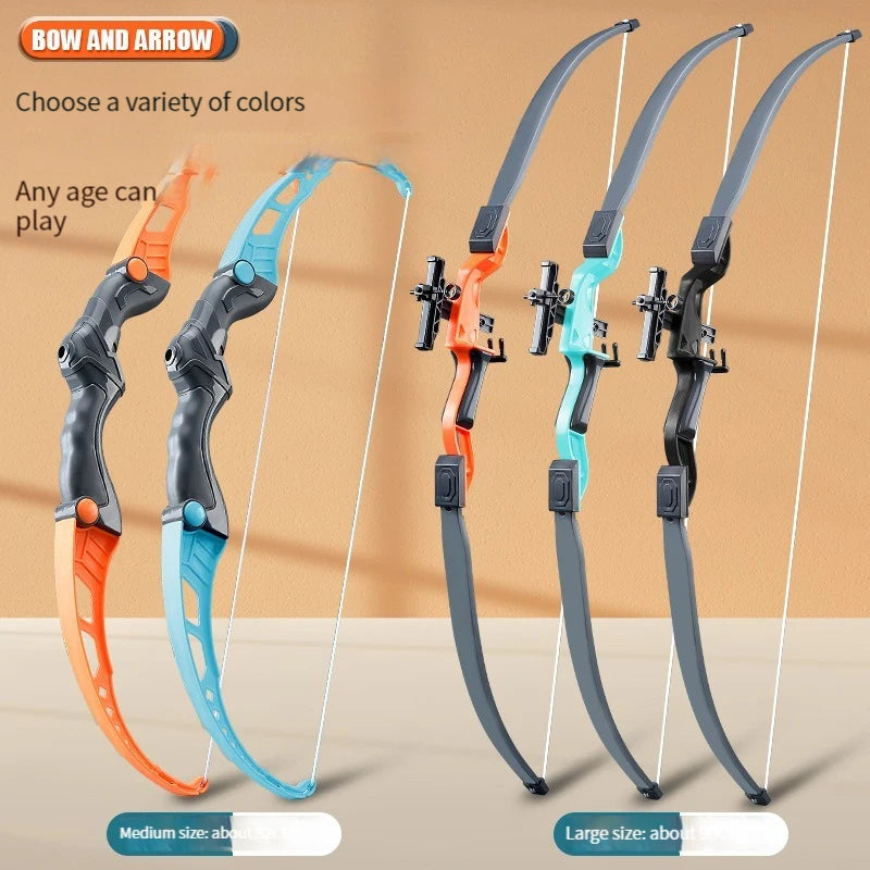 52CM Kids Archery Set - Fun Bow and Arrow Toy for Outdoor Shooting Practice with Target - Perfect Gift for Boys