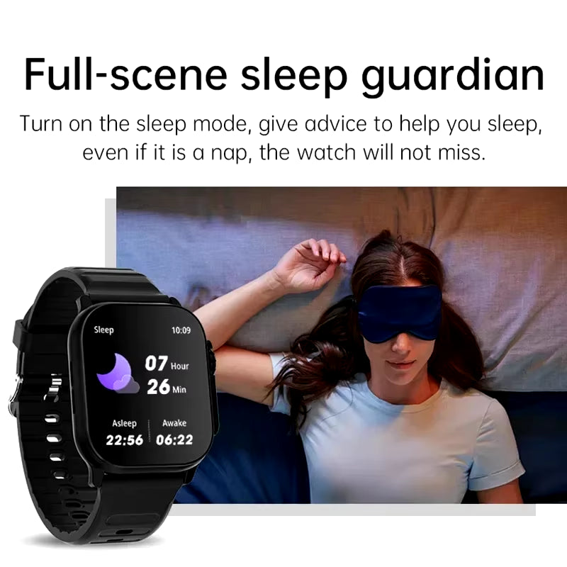 T900Ultra Bluetooth Smartwatch - Talk, Text, Heart Rate Monitor & Sports Tracker for Android & iOS - Perfect for Men & Women