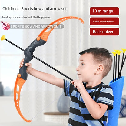 52CM Kids Archery Set - Fun Bow and Arrow Toy for Outdoor Shooting Practice with Target - Perfect Gift for Boys